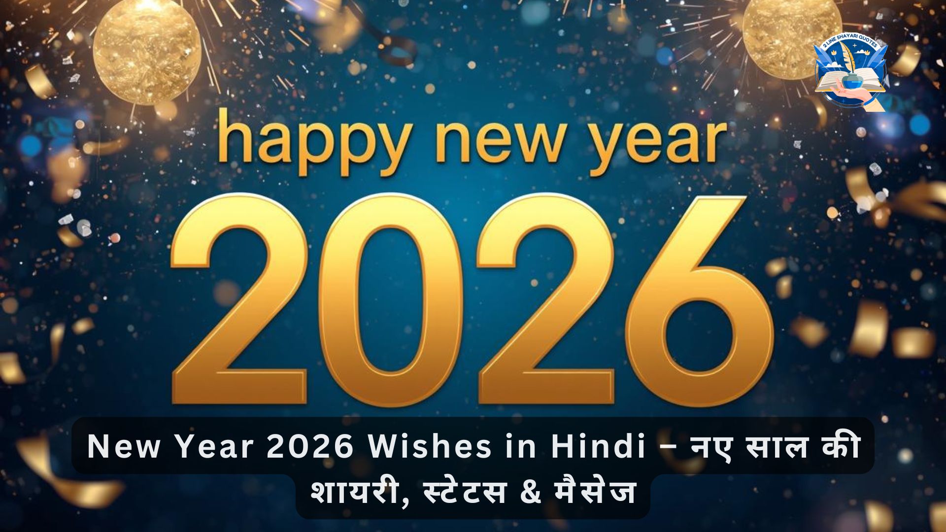 New Year 2026 Shayari Wishes in Hindi – नए साल की शायरी, स्टेटस & मैसेज